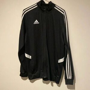 Adidas climate running jacket black men’s large